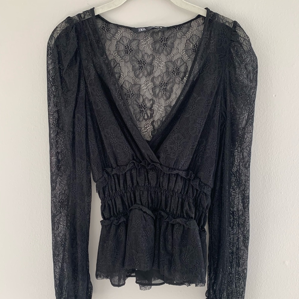 Zara lace top